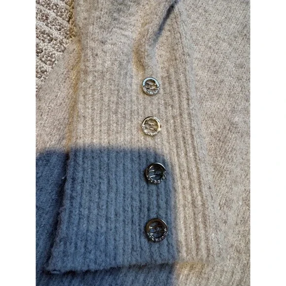 Bluoltre | Tops | Cozy Neutral Hooded Sweater Soft Knit Pullover ...